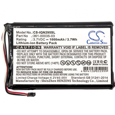 Akumuliatorius navigacijai Garmin 3.7V 900mAh